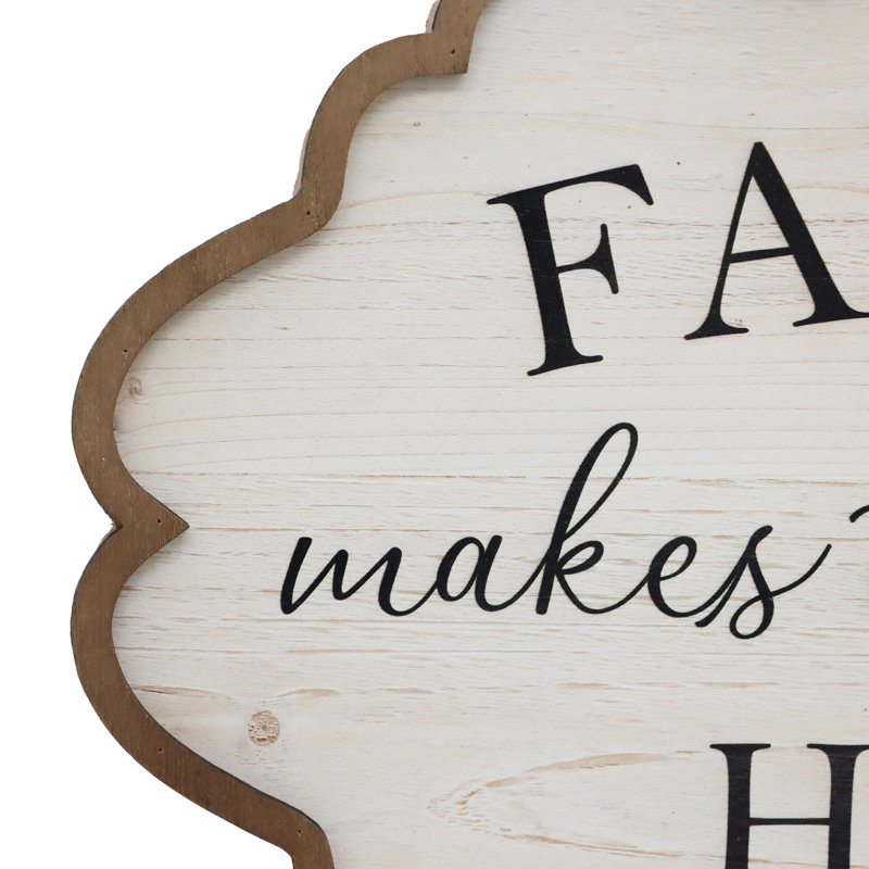 «Family Makes This House a Home», citation, art mural