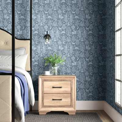 Zimmer Woodland 33' L x 20.5" W Wallpaper Roll