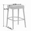 (ENSEMBLE DE 2) Tabouret de bar rembourré en tissu sans dossier-813922592-813922595