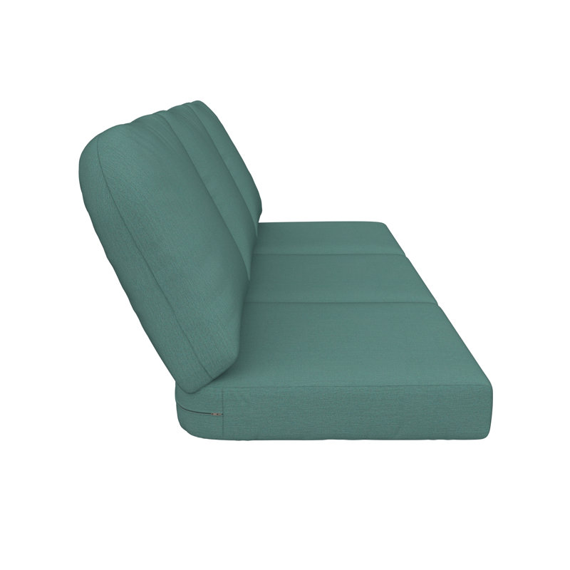 Outdoor Sunbrella® 3 Seater Sofa Cushions, Cast Breeze Sunbrella® Plainweave