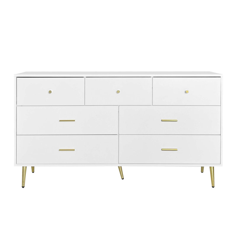 Grande commode sept tiroirs