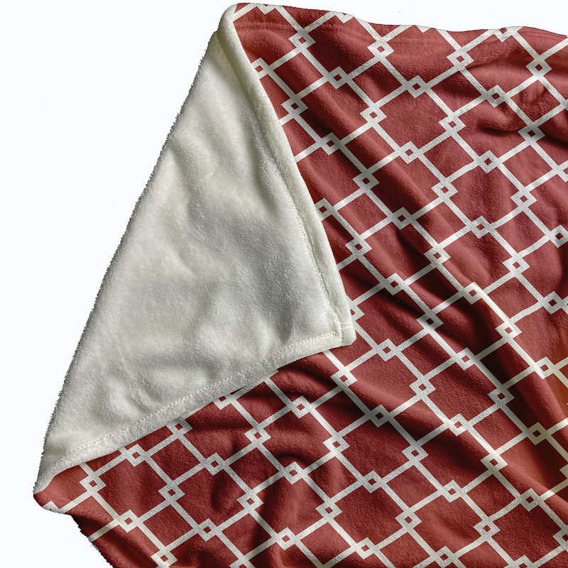 Augusta Plain Weave / Muslin Throw Blanket, Orange