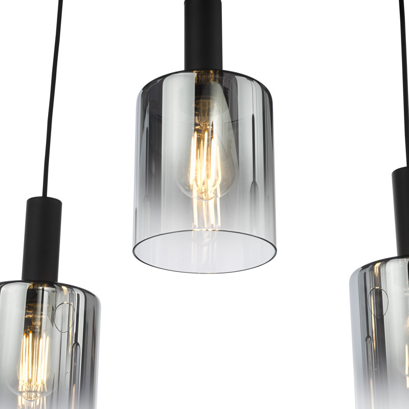 Beniah - Light Matt Black Pendant, 6