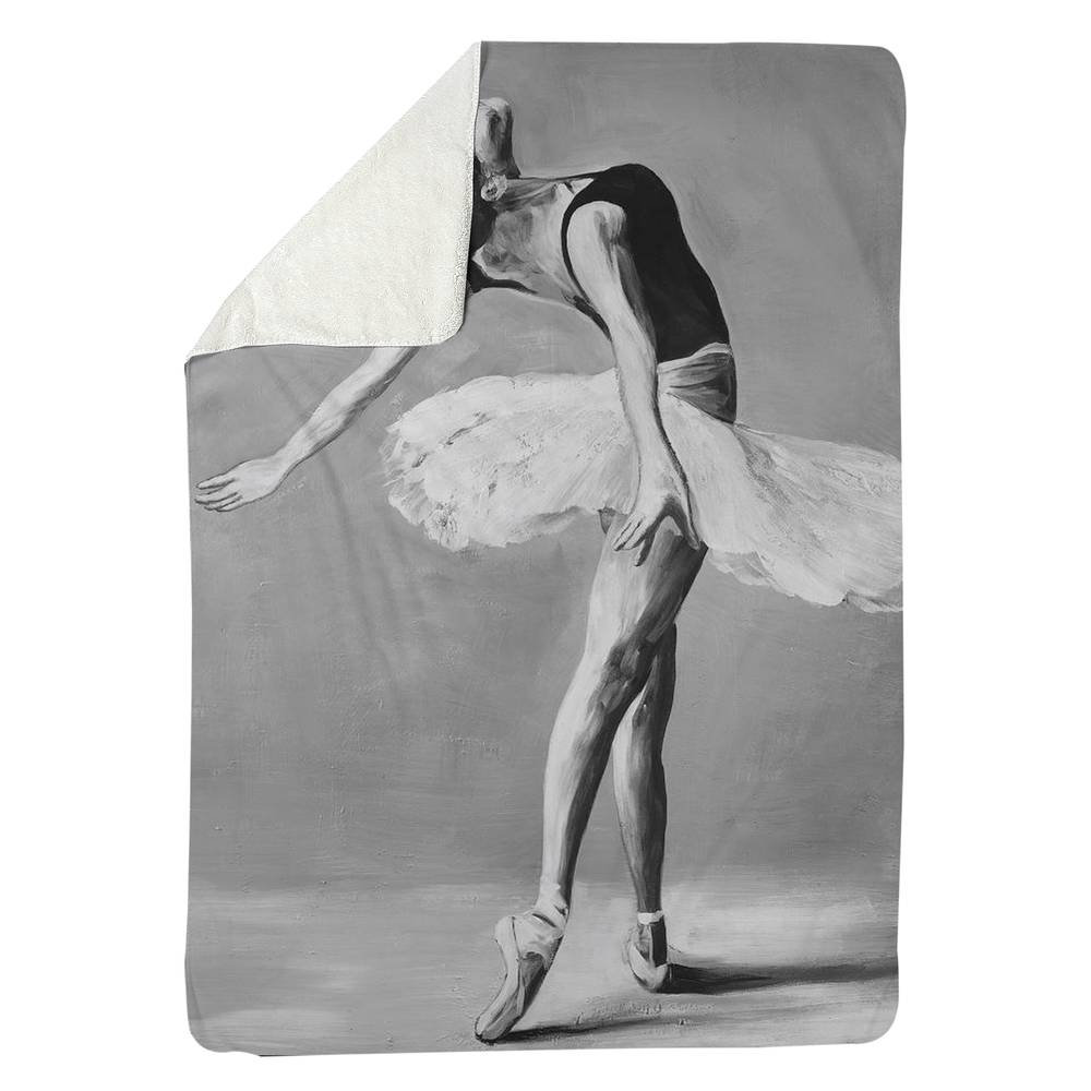 Begin Edition International Inc. Classic Ballet Dancer Fleece Blanket ...