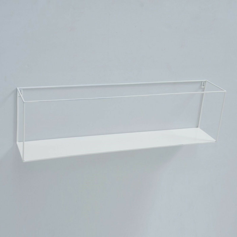 Fermen 2 Piece Metal Accent Shelf, White