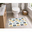 Tapis de toilette rectangulaire antidérapant, absorbant et coloré pour allée-2032750268-2032750259