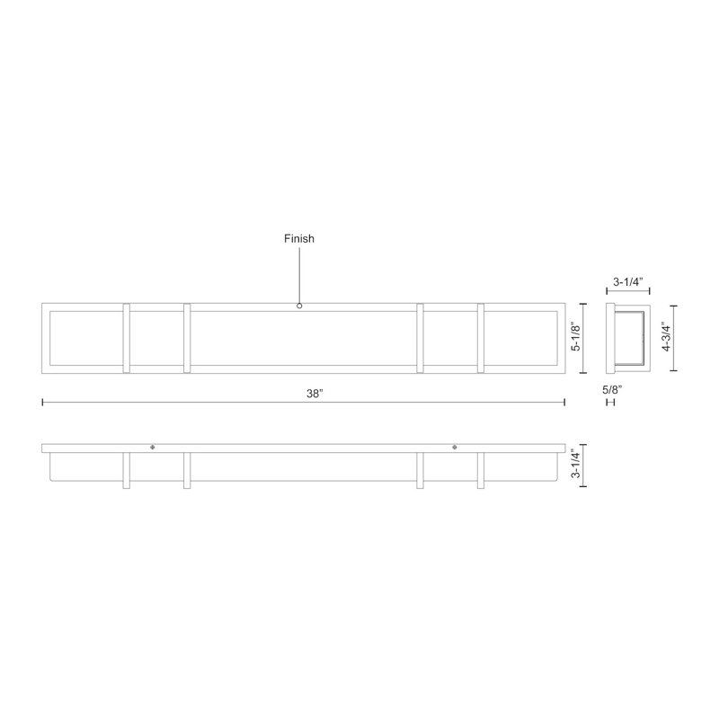 Alberni 1 - Light LED Bath Bar