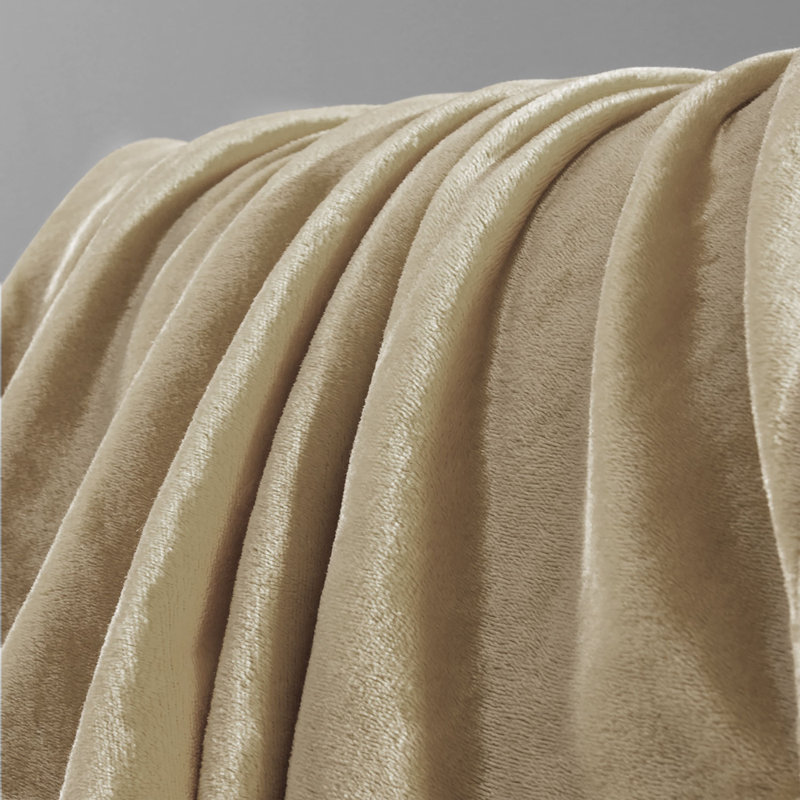 Roundhay Thermal Snug Polyester Throw Blanket, Mink