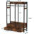 47.2" Rustic Brown Freestanding Closet Organizer