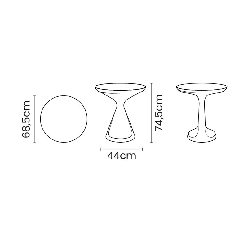 Tramontina Paco 5 Pcs. Polyethylene Lounge Set, Grey, Burgundy