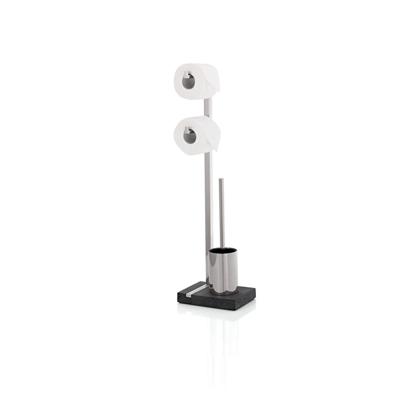 Ensemble de brosse et de support de toilette 28,1496 po Menoto