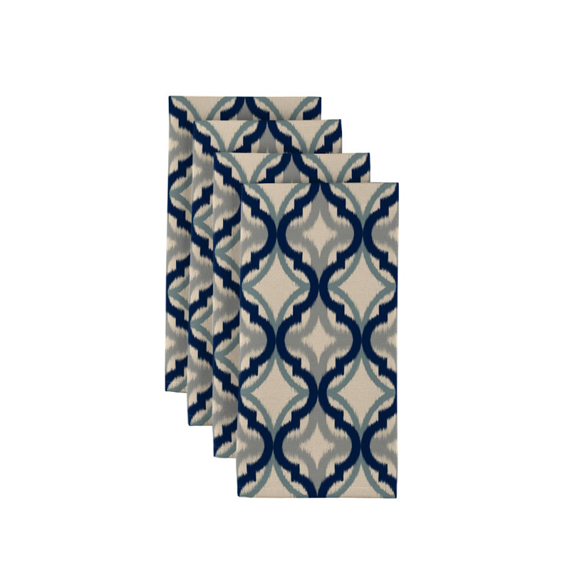 Polyester Geometric Square Napkin