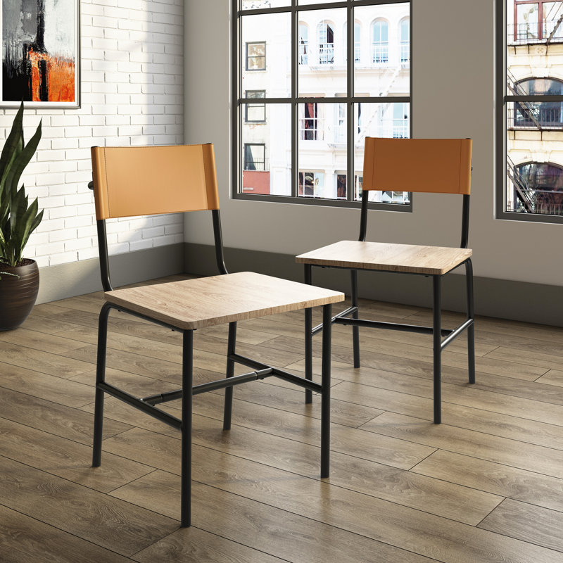 32.441'' H Dining Chair, Black