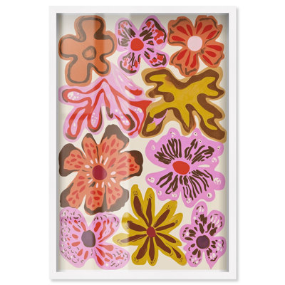 Fleurs d'été «I Floral Decor Shadowbox» par Art Remedy