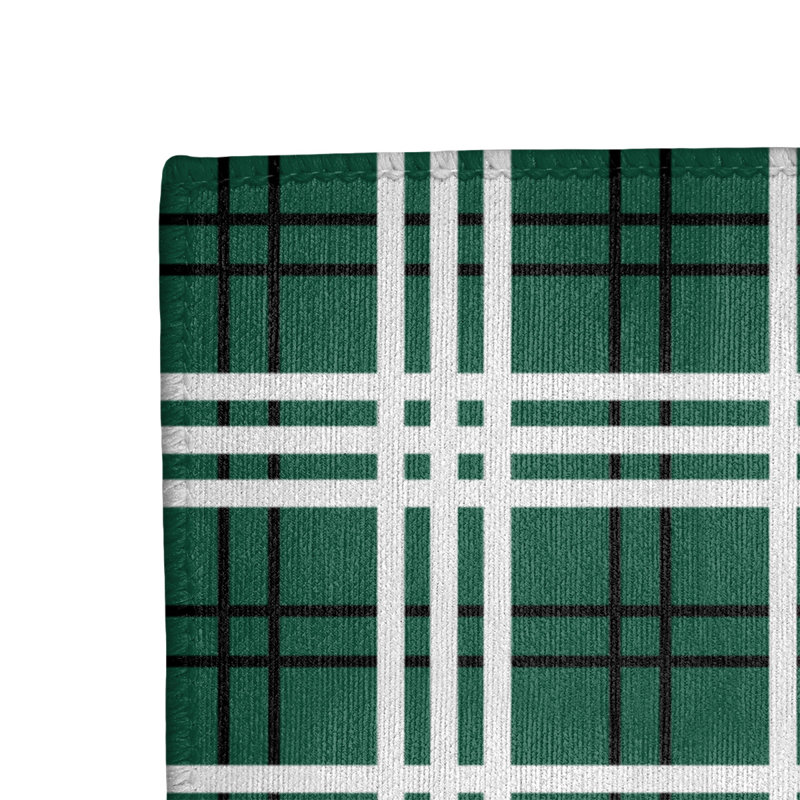 Tapis écossais vert, Rectangle 5 pi x 7 pi