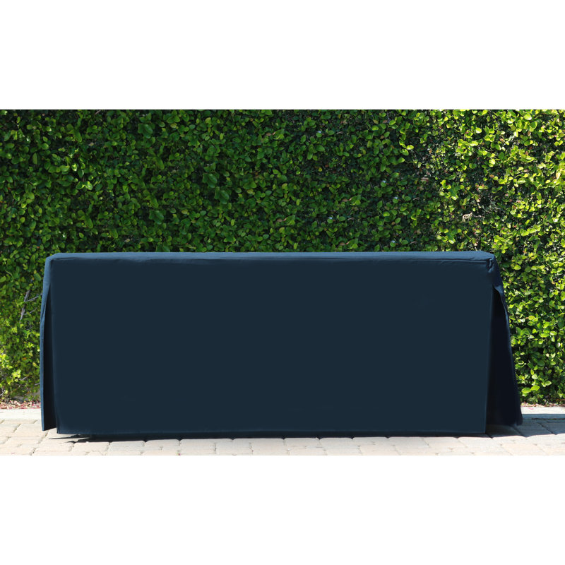 Tablevogue Table Cover, Black, 96" L x 30" D
