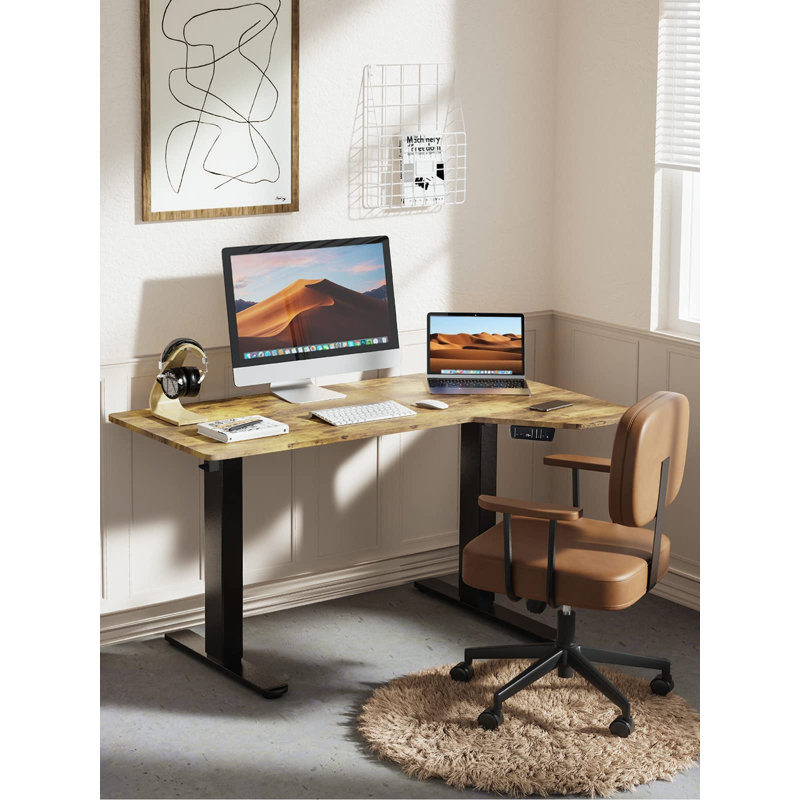 Bureau debout à hauteur réglable Katlaps, Noir