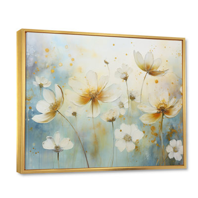 «Blossoming Daisy Delicate Blossoming Wildflower» sur toile