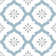 Alfama 30.48 x 30.48 cm Vinyl Tile in Blue/White 10 Per Pack