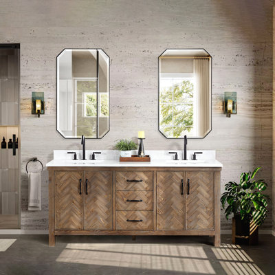 Javier 72" Double Bathroom Vanity Set