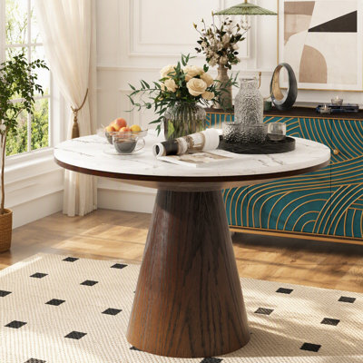 Retro Minimalist Round Dining Table