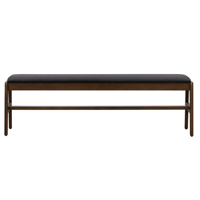 Maya Upholstered Bench, Gray