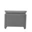 Fauteuil surdimensionné en chenille de style moderne avec méridienne simple pour salon-83681005