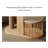 74.8" Brown Standard Solid Wood Cat Tree