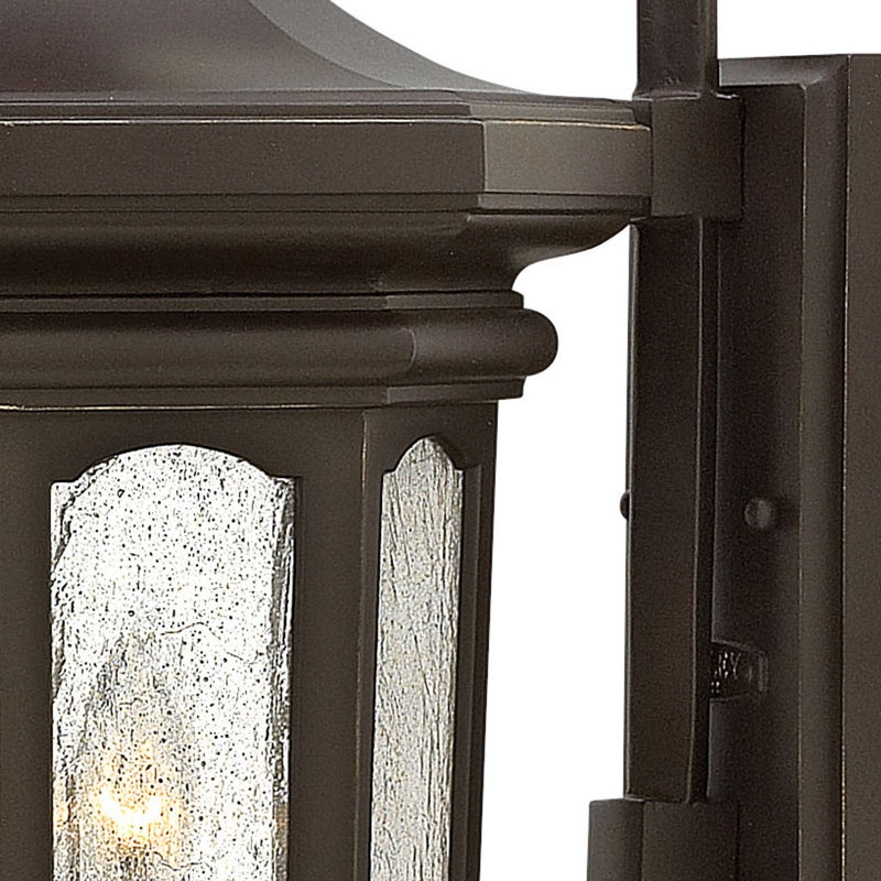Lanterne murale d'extérieur 4 lumières Raley, Bronze frotté à l'huile, Non
