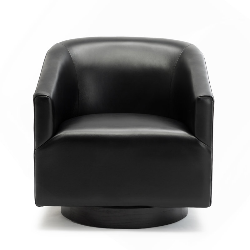 Chaise pivotante noire, Noir