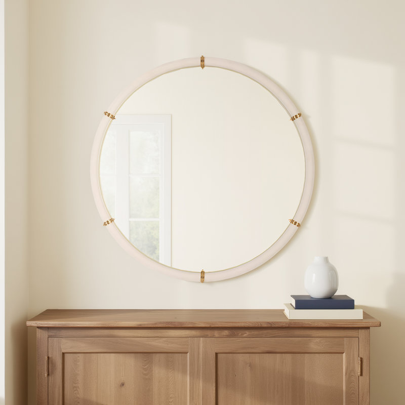 Steel Round Wall Mirror