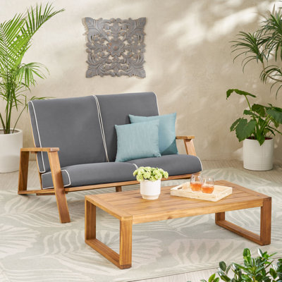 Causeuse + table basse