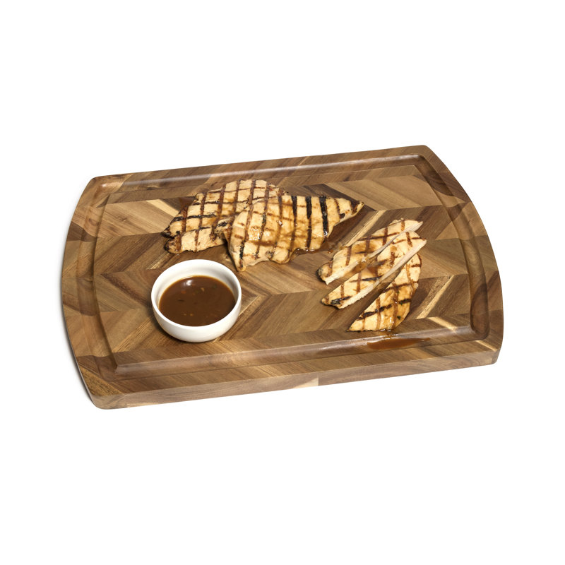 Acacia Herringbone Cutting Board