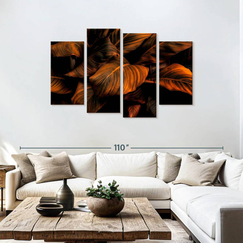 Harnek Bronze Toned Leaves