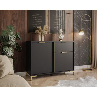 Letty 1 Drawer 103.3cm W Combo Dresser