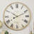 Triche Round Roman Numeral Quartz Wall Clock