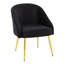 Chaise avec accoudoirs en velours Sutton-1001593177