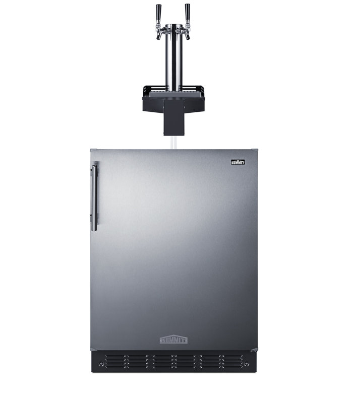 Summit Appliance 24" Wide Floating Tap Built-In ADA-Compliant Beer Kegerator