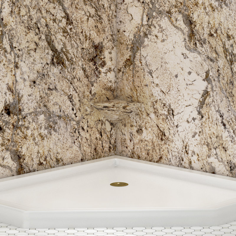 FlexStone 10" Shave Shelf in Golden Beaches, Golden Beaches