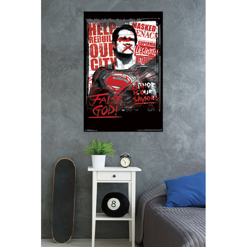 Impression sur papier batman v superman-faux dieu