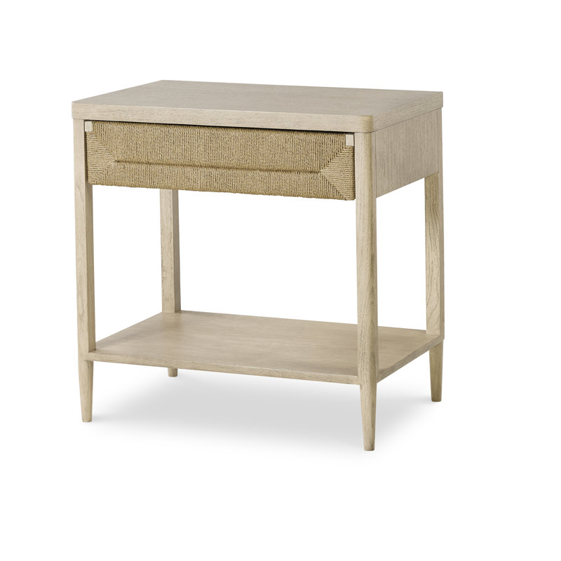 Caribe 1 - Drawer Solid Wood Nightstand