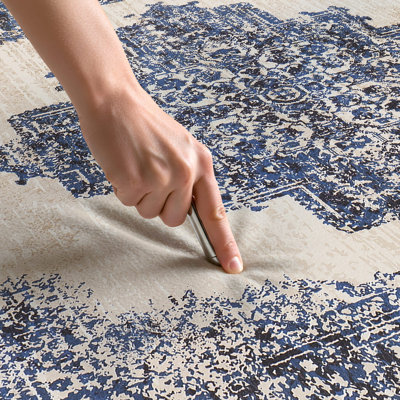 Tapis de cuisine patiné