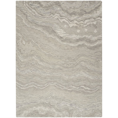 Ilijan Wool Abstract Indoor Rug
