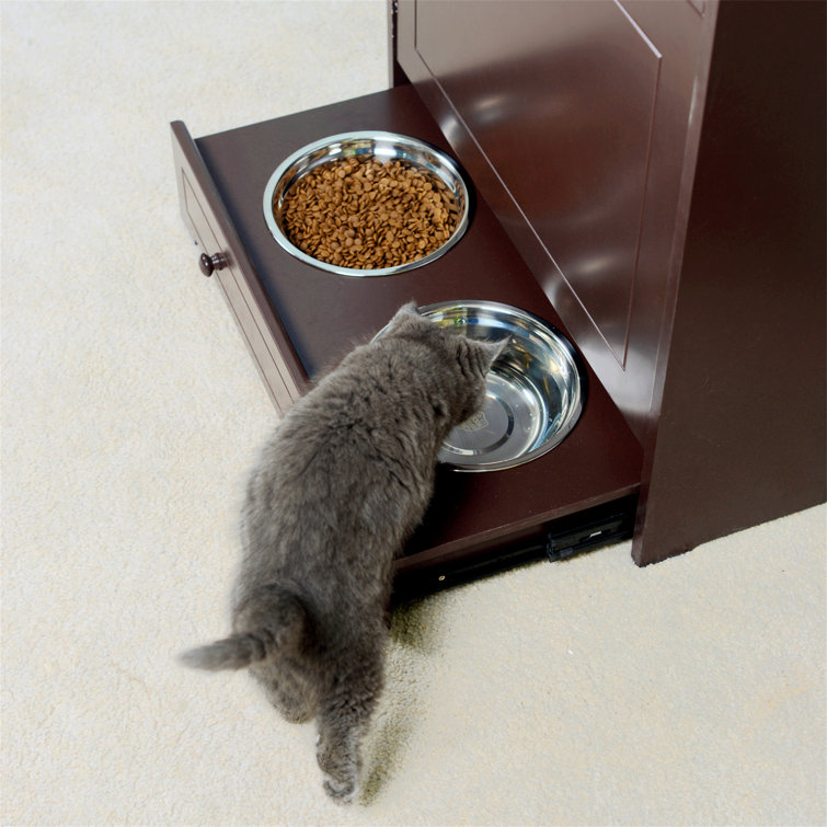 MERPELO™ Storage Cabinet Pet Slow Feeder