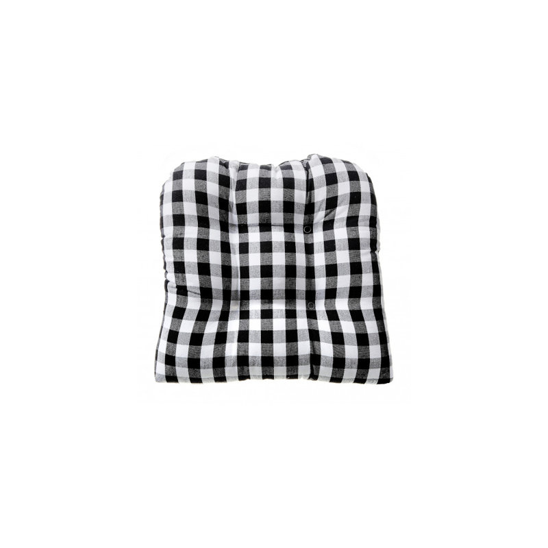 Coussin de chaise Jarratt, Noir