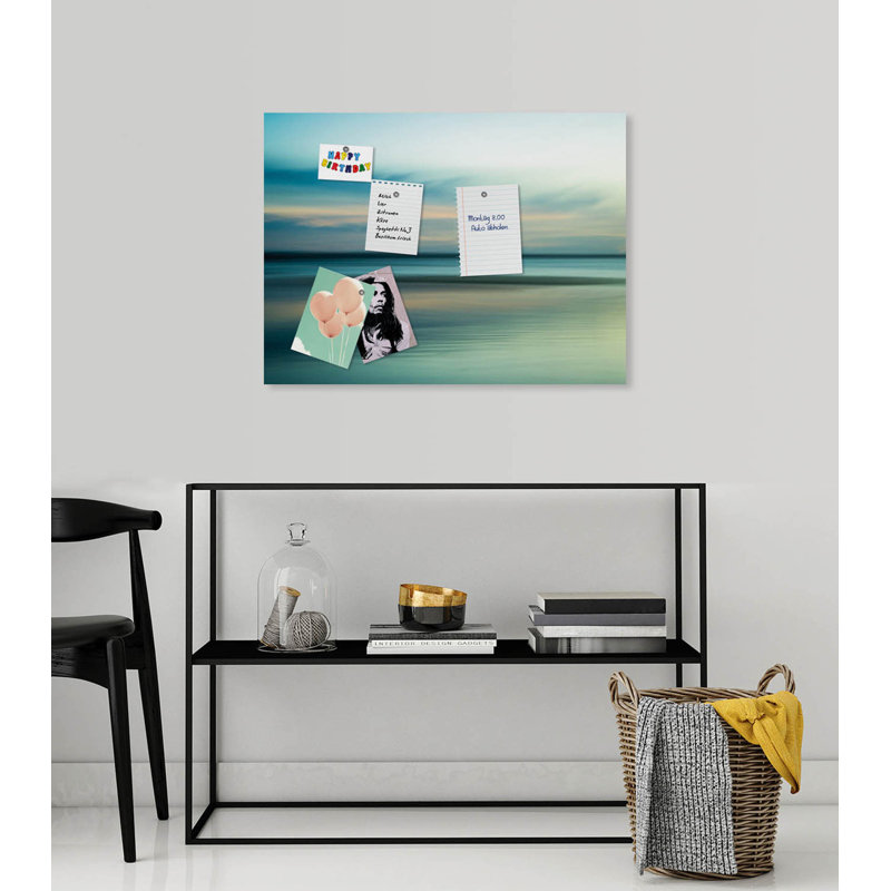 Magnetic Glass Photo Memo Board