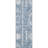 Bonnetta Geometric Machine Woven Polypropylene Indoor / Outdoor Area Rug in Blue/Ivory-580083856