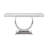 White And Silver Sofa Table