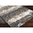 Maestas Machine Woven Abstract Shag Area Rug in Navy/Brown-2101150836