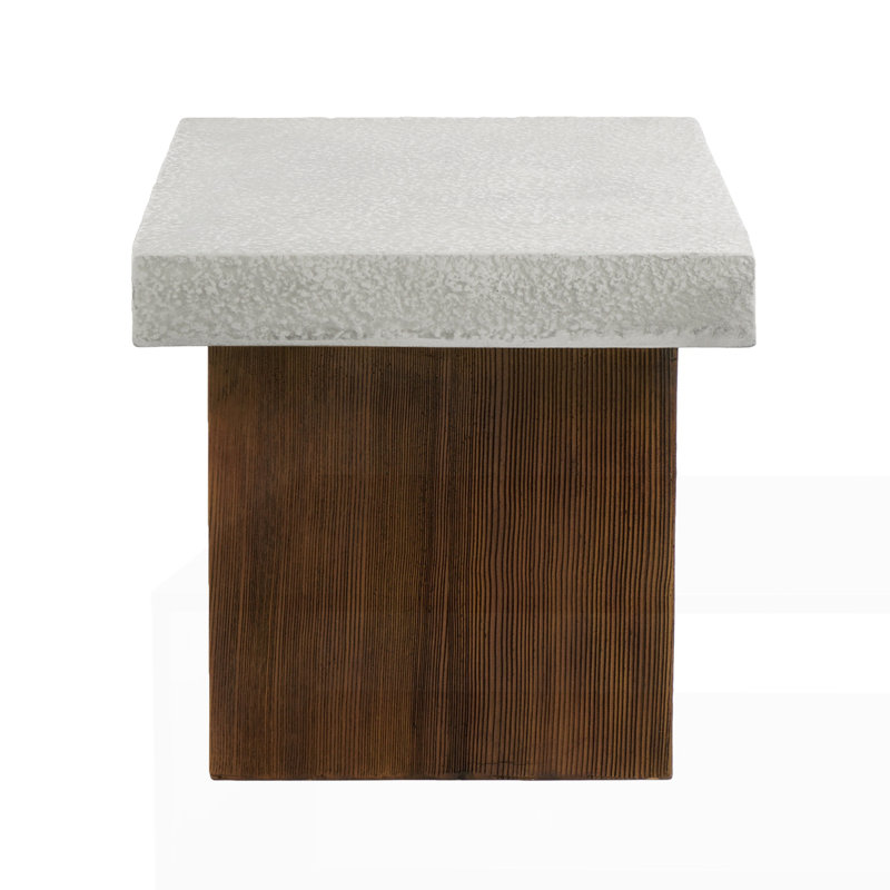 MGO Square Side Table, 19.25" H x 19.25" W x 19.25" D